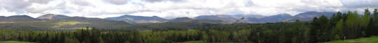 Panorama from Lake Placid